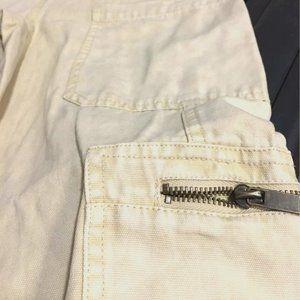Faded Yellow Cargo Pants
